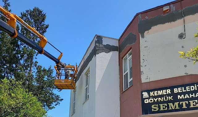 Kemer Belediyesi Fen İşleri Müdürlüğü ekipleri, Kemer Belediyesi Göynük Semt