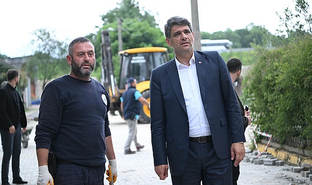 Kartepe Belediye Başkanı Av.M.Mustafa Kocaman, Fen İşleri Müdürlüğü ekipleri tarafından
