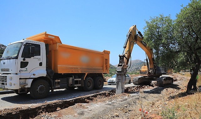 Muğla Büyükşehir Belediyesi tarafından Bozburun Yarımadası’nda başlatılan 53 kilometrelik içme