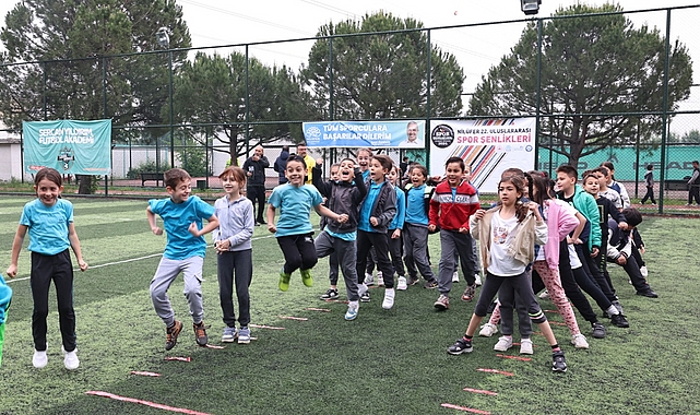 Nilüfer 22’nci Uluslararası Spor Şenlikleri, öğrencilere yönelik geleneksel oyunlar etkinliğiyle