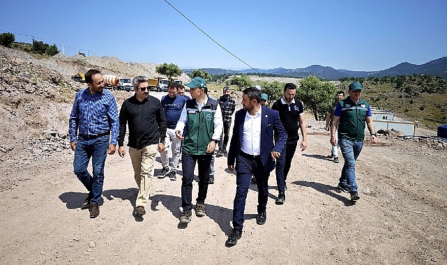 Ön yüz beton kaplama çalışmalarına başlanan Manisa Yunusemre Sarma-Davutlar Barajı