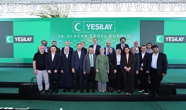 Yeşilay’ın 74. Olağan Genel Kurul Toplantısı 25 Mayıs Cumartesi günü