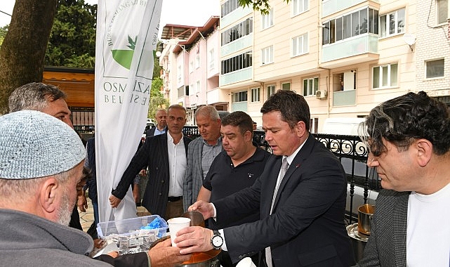 Osmangazi Belediye Başkanı Erkan Aydın, Demirtaş Barbaros Mahallesi’ni ziyaret ederek,