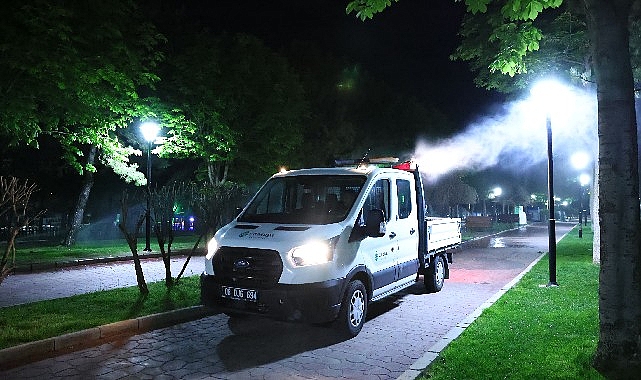 Çankaya Belediyesi, havaların ısınmasıyla birlikte ilçe genelinde kapsamlı bir ilaçlama
