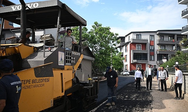 Kartepe Belediyesi Fen İşleri Müdürlüğü ekipleri, ilçe genelinde planlı ve