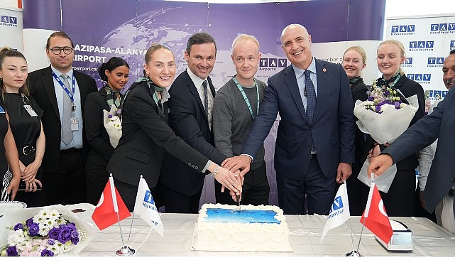 TAV Havalimanları tarafından işletilen Gazipaşa-Alanya Havalimanı, Copenhagen Air Taxi’nin bugün