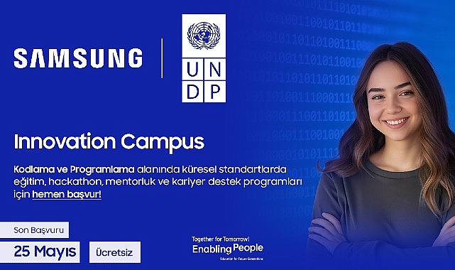 Samsung Electronics Türkiye’nin UNDP Türkiye iş birliğiyle yürüttüğü ‘Innovation Campus’