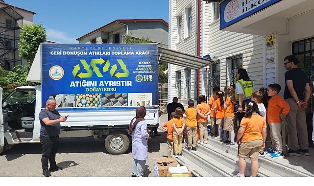 Kartepe Belediyesi Temizlik İşleri Müdürlüğü öncülüğünde hayata geçirilen çevre farkındalığı