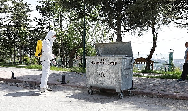 Keçiören Belediyesi, yazın kapıyı çaldığı günlerde havaların ısınmasıyla ortaya çıkan