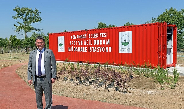 Osmangazi Belediyesi, Soğanlı Mahallesi’ne içinde olası bir afette hayat kurtaracak