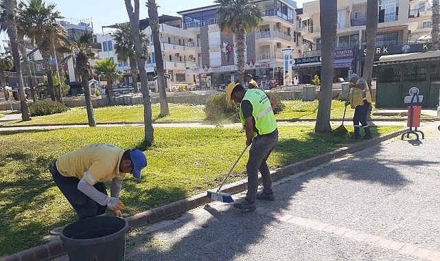 Aydın Büyükşehir Belediyesi, bayram öncesinde kent estetiğine katkı sağlamak amacıyla