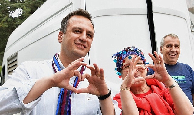 Bornova Belediye Başkanı Ömer Eşki, Spil Dağı’nda düzenlenen Karadenizliler Yayla