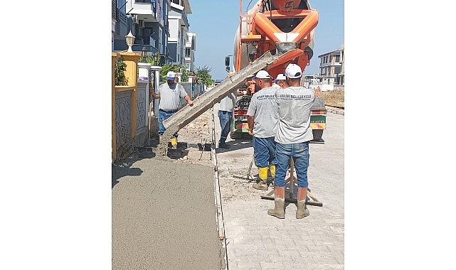 Didim Belediyesi’nden Efeler Mahallesi’nde yaya güvenliği ve estetik dokunuşlara yönelik