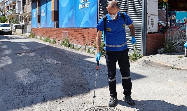 Buca Belediyesi,  havaların ısınması ile ilçe genelinde başlattığı ilaçlama çalışmalarını