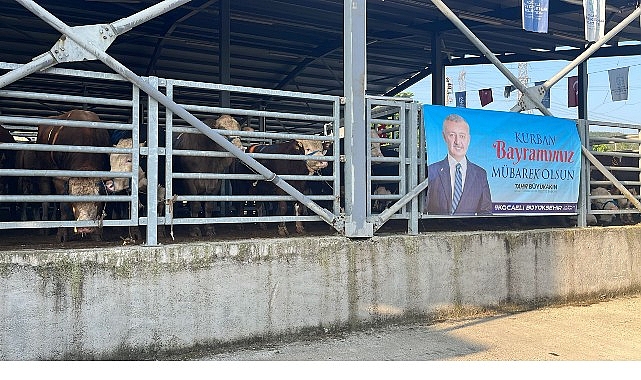 Büyükşehir Belediyesi’nin modern teknik donanıma sahip mezbahası bu Kurban Bayramı’nda