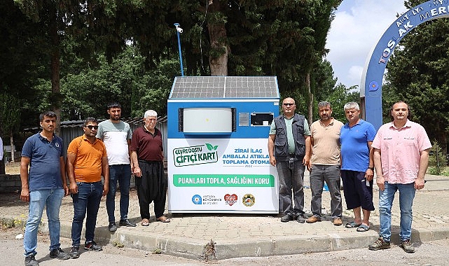 Antalya Büyükşehir Belediyesi’nin zirai ilaç ambalaj atıklarını azaltmak amacıyla başlattığı