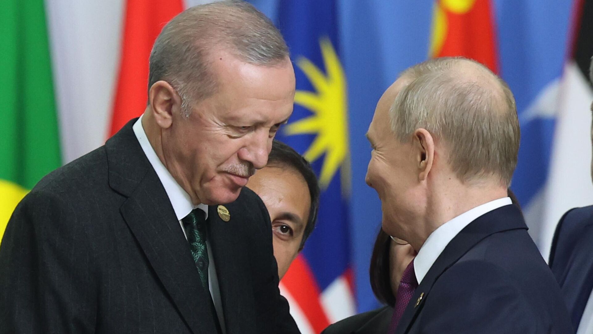 Cumhurbaşkanı Recep Tayyip Erdoğan ile Rusya Devlet Başkanı Vladimir Putin