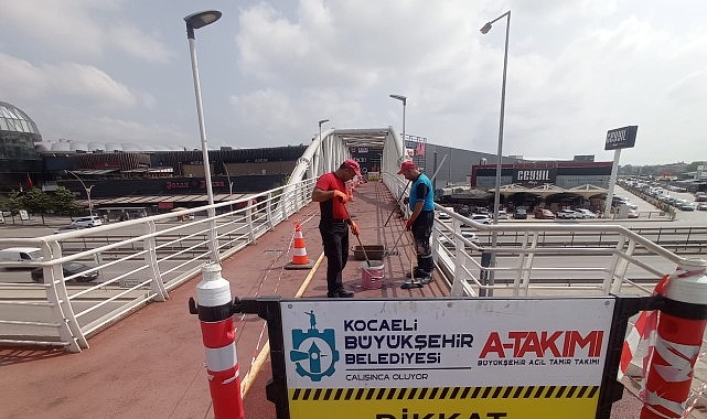 Vatandaşların güven ve konforu için çalışmalarını gece-gündüz yürüten Kocaeli Büyükşehir,