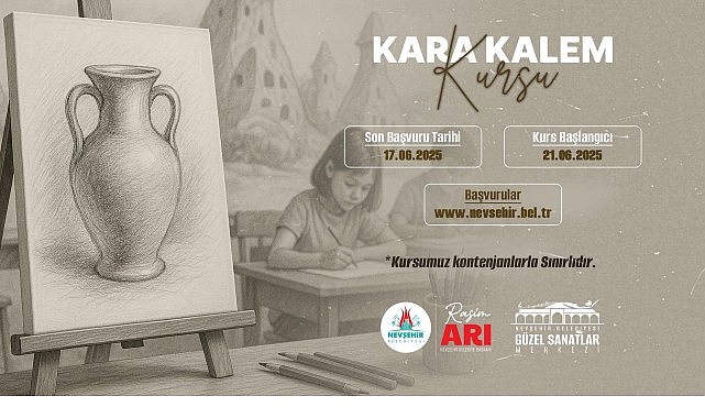 Nevşehir Belediyesi Güzel Sanatlar Merkezi’nde, çocuk ve gençler için yeni