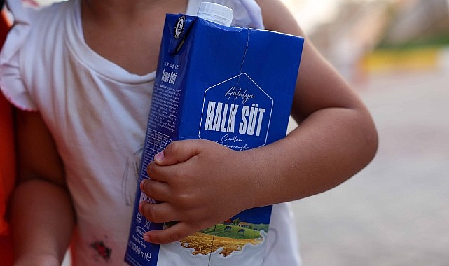 Antalya Büyükşehir Belediyesi’nin çocukların sağlıklı gelişimine destek olmak amacıyla hayata