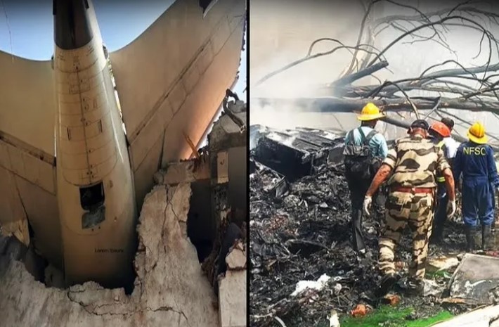 Hindistan’ın Ahmedabad kentinden Londra’ya gitmek üzere havalanan Air India’ya ait