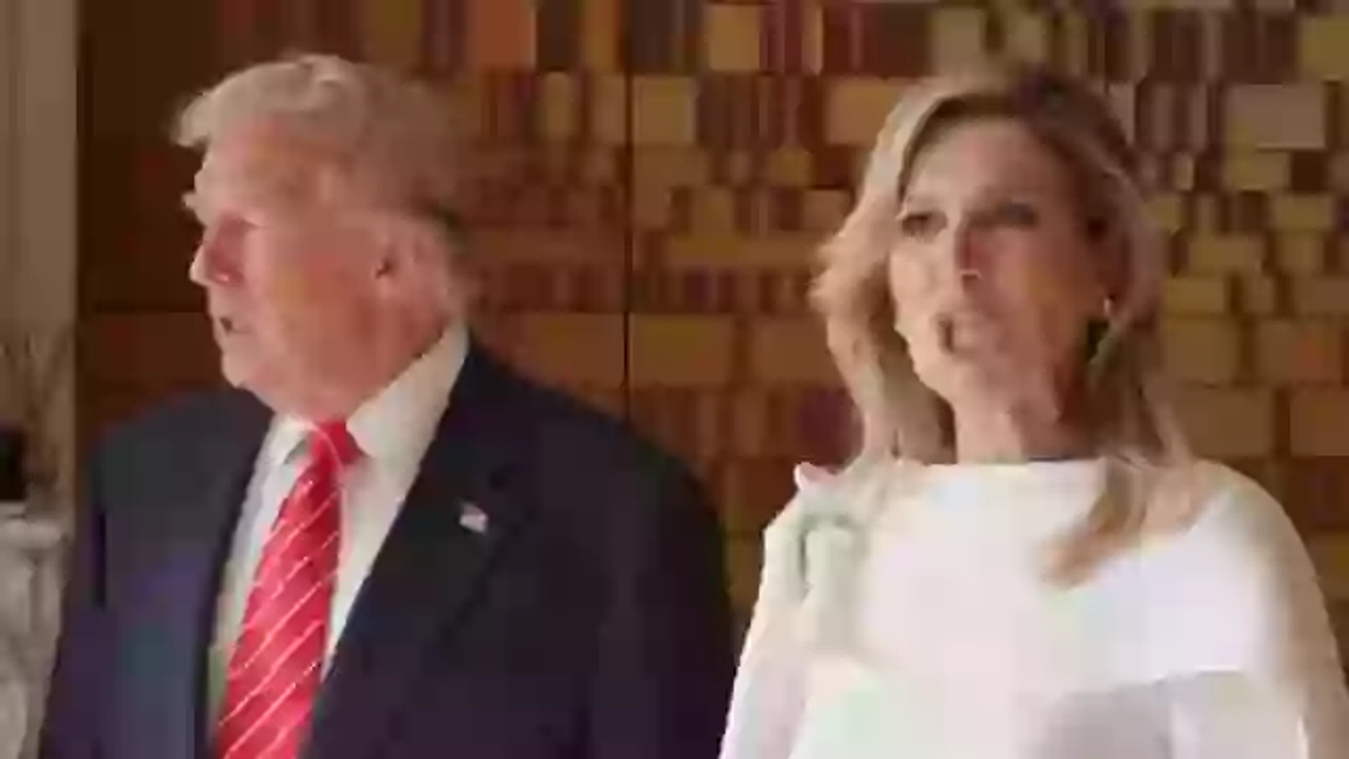 NATO Zirvesi kapsamında Hollanda’da bulunan Donald Trump ile Kraliçe Maxima