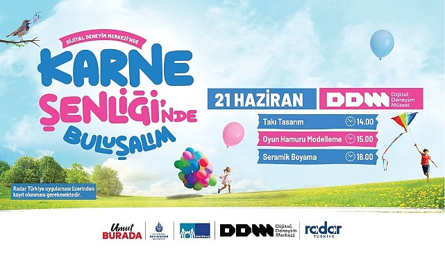 İstanbul Büyükşehir Belediyesi (İBB), karnesini alan öğrenciler için Karne Şenliği