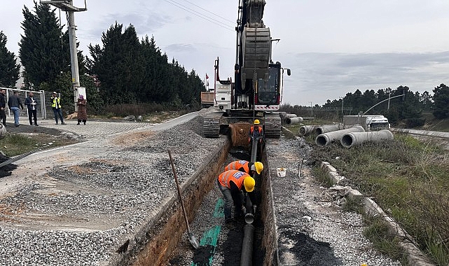 Kocaeli Büyükşehir Belediyesi İSU Genel Müdürlüğü, altyapı yatırımlarını aralıksız sürdürüyor.