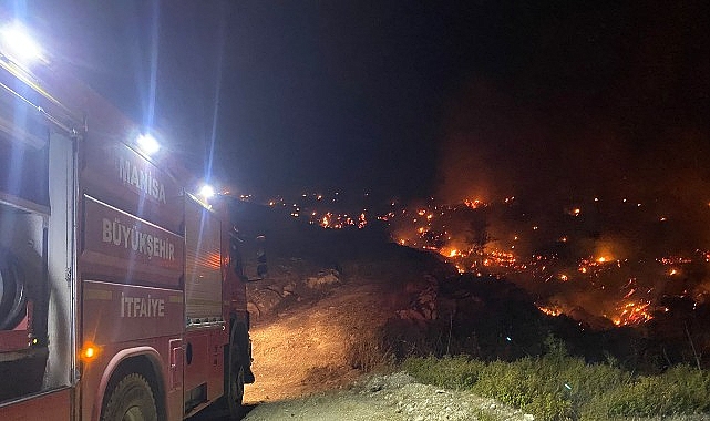 İzmir’in Aliağa ve Foça ilçelerinde meydana gelen orman yangınlarına karşı