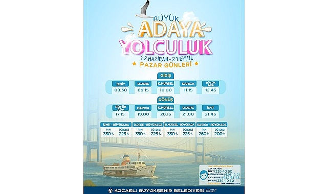 Kocaeli Büyükşehir Belediyesi, Körfez’in eşsiz atmosferinde unutulmaz anlar yaşamak isteyen