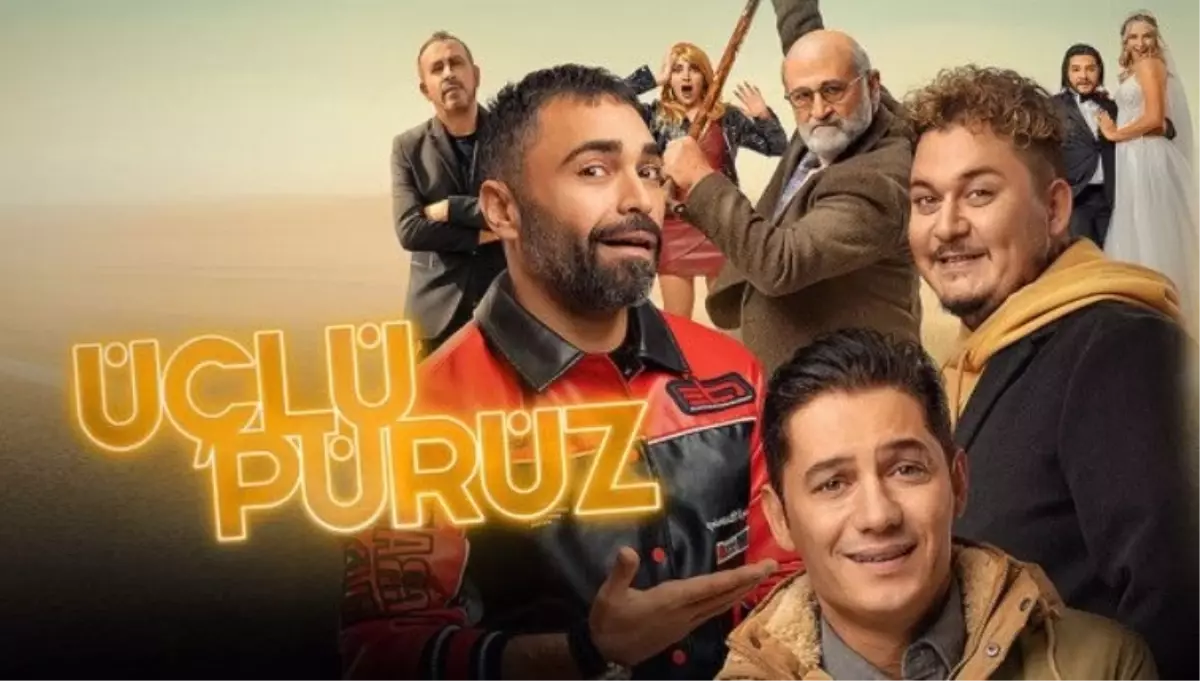 Sinemaseverlerin beğenisini toplayan Üçlü Pürüz filmi televizyon ekranlarında da izleyicilerin