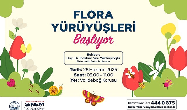 Üsküdar Belediyesi, doğanın dilini keşfetmek isteyenleri Validebağ Korusu’nun zengin bitki