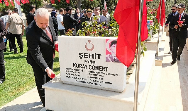 Demokrasi ve Milli Birlik Günü için Menemen'de tören düzenlendi. Yıldıztepe