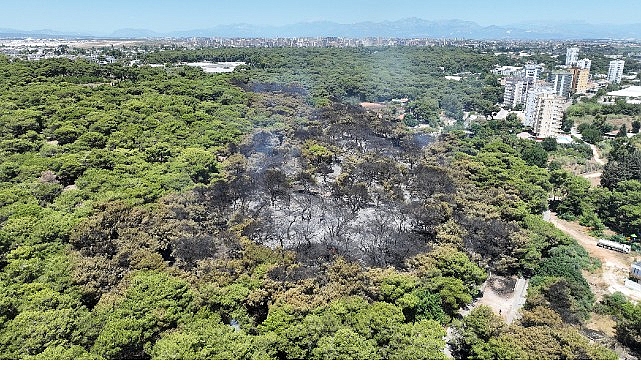 Hava sıcaklığının yüksek seviyelere çıktığı Antalya’da öğle saatlerinde Muratpaşa ilçesine