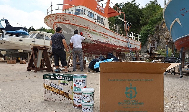 Büyükşehir Belediyesi’nin “Küçük Ölçekli Balıkçıların Desteklenmesi Projesi” Kocaelili balıkçıları yeni