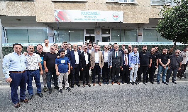 Kocaeli Büyükşehir Belediye Başkanı Doç.Dr.Tahir Büyükakın, Çayırova’da hemşeri dernekleri ve