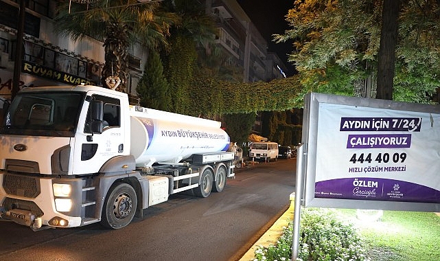 Aydın Büyükşehir Belediyesi, kent estetiğini ve halk sağlığını ön planda