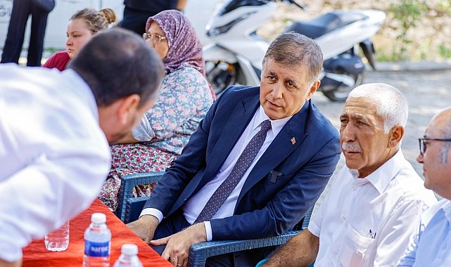 İzmir Büyükşehir Belediye Başkanı Dr. Cemil Tugay, Ödemiş’teki yangında en