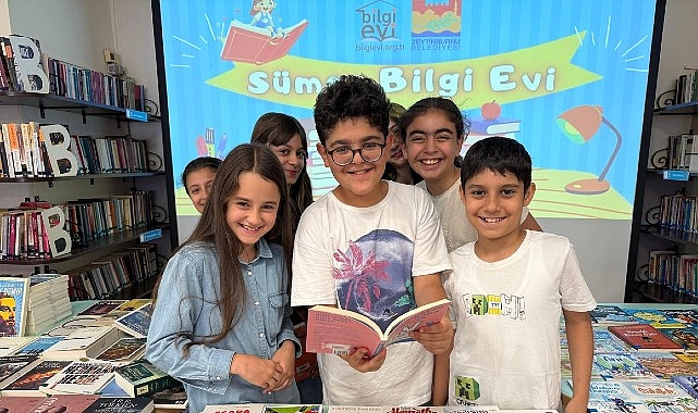 Zeytinburnu Belediyesi Bilgi Evleri, 9 kütüphanesine yepyeni kitaplar ekleyerek yaz