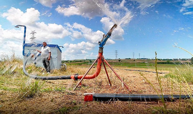 Büyükşehir Belediyesi’nin Toramanlar Göleti Sulama Kanalı Projesi ile atıl tarım