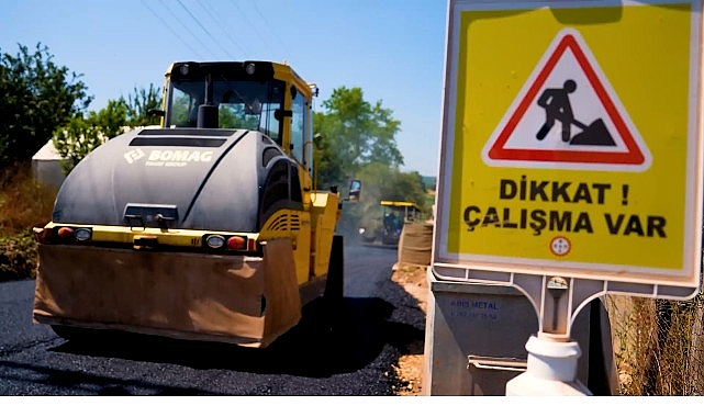Büyükşehir Belediyesi, Körfez Sipahiler Mahallesi’nde 2 kilometrelik yolu yenileyerek vatandaşların kullanıma