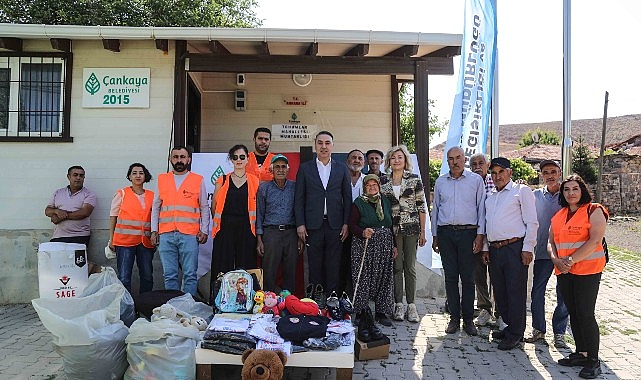 Çankaya Belediyesi, hayata geçirdiği "Giysiler Paylaştıkça Değerleniyor" projesiyle yedi kırsal