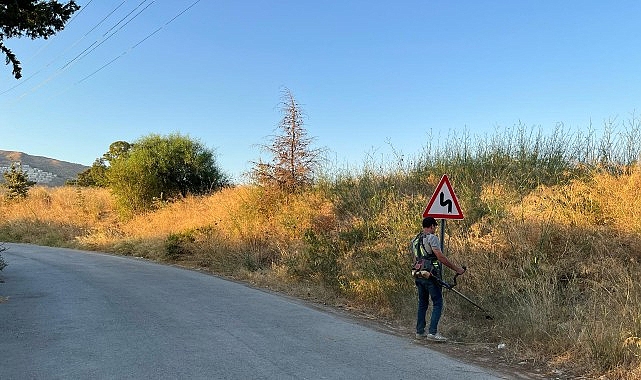  Güzelbahçe Belediyesi, son zamanlarda hava sıcaklıklarının artması nedeniyle Fen işleri,