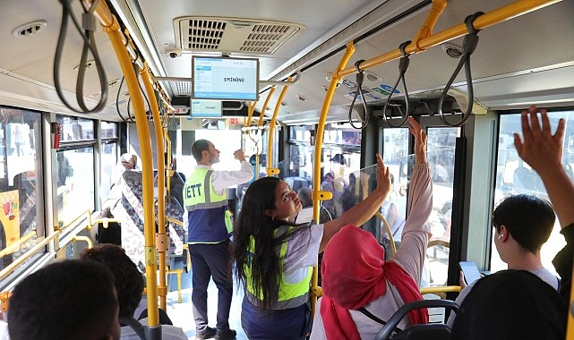 Yaz sıcaklarının etkisini hissettirdiği İstanbul’da, yolculuk konforunu korumak amacıyla İETT’nin
