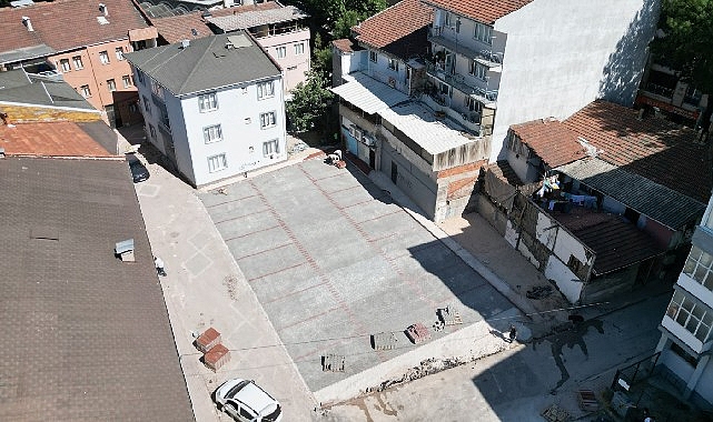 İnegöl Belediyesi’nin Cuma Mahallesinde 2023 yılında kamulaştırdığı ve 2024 yılında