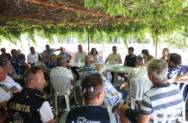 İzmir Büyükşehir Belediye Başkanı Dr. Cemil Tugay, Çeşme ve Urla’da