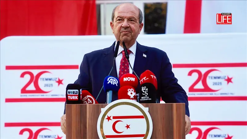 KKTC Barış ve Özgürlük Bayramı'nın 51. yıl dönümü nedeniyle Kıbrıs