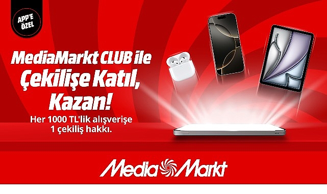 MediaMarkt Türkiye, teknoloji severleri mutlu edecek bir çekiliş kampanyası düzenliyor.