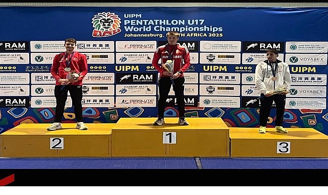 Osmangazi Belediyespor Kulübü sporcusu milli pentatlet Arda Meriç, 17 Yaş