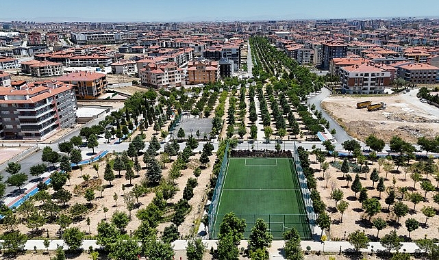 Selçuklu Belediyesi 5 etaptan oluşan Yelda Parkı ile Selçuklu’nun  yeşil